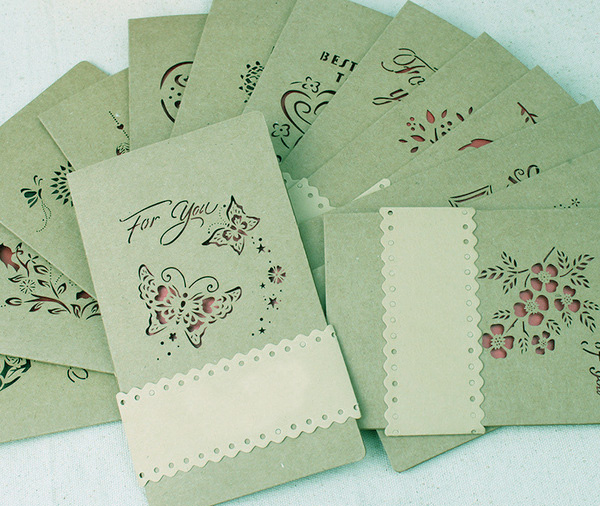 卡片鏤空激光雕刻2 卡片激光雕刻技術(shù)讓紙張重現(xiàn)生命(圖2)