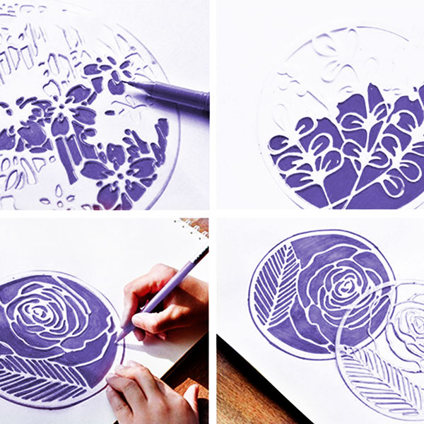 激光鏤空機能大大提高塑料手繪模板的生產效率！(圖2)