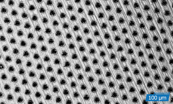 激光精密鉆孔 ? 速度極快，磨損最小(圖8)